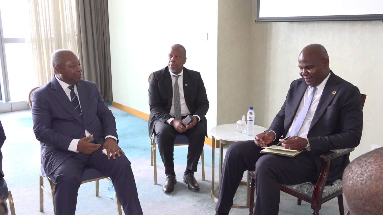 En visite de travail en République du Congo, S.E.M Daniel Francisco CHAPO
